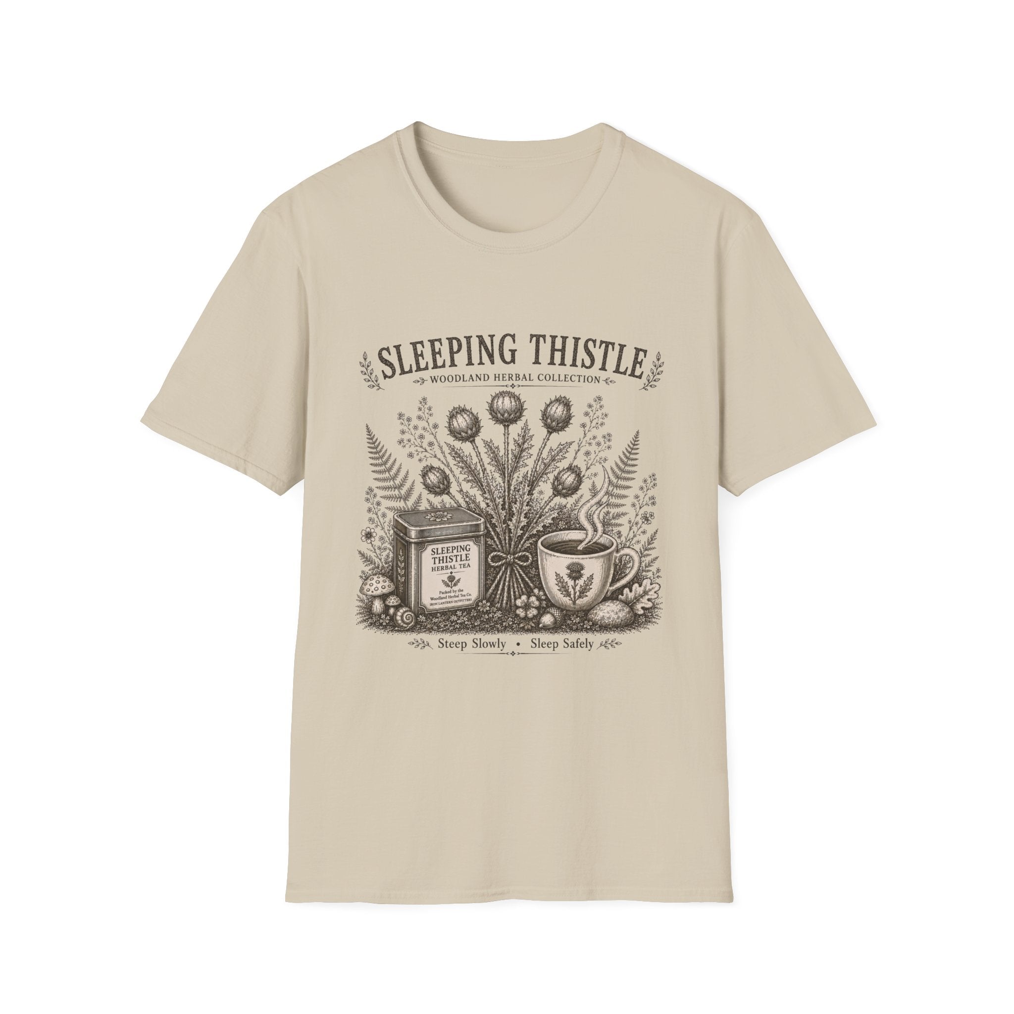 Sleeping Thistle Woodland Herbal Tea T-Shirt