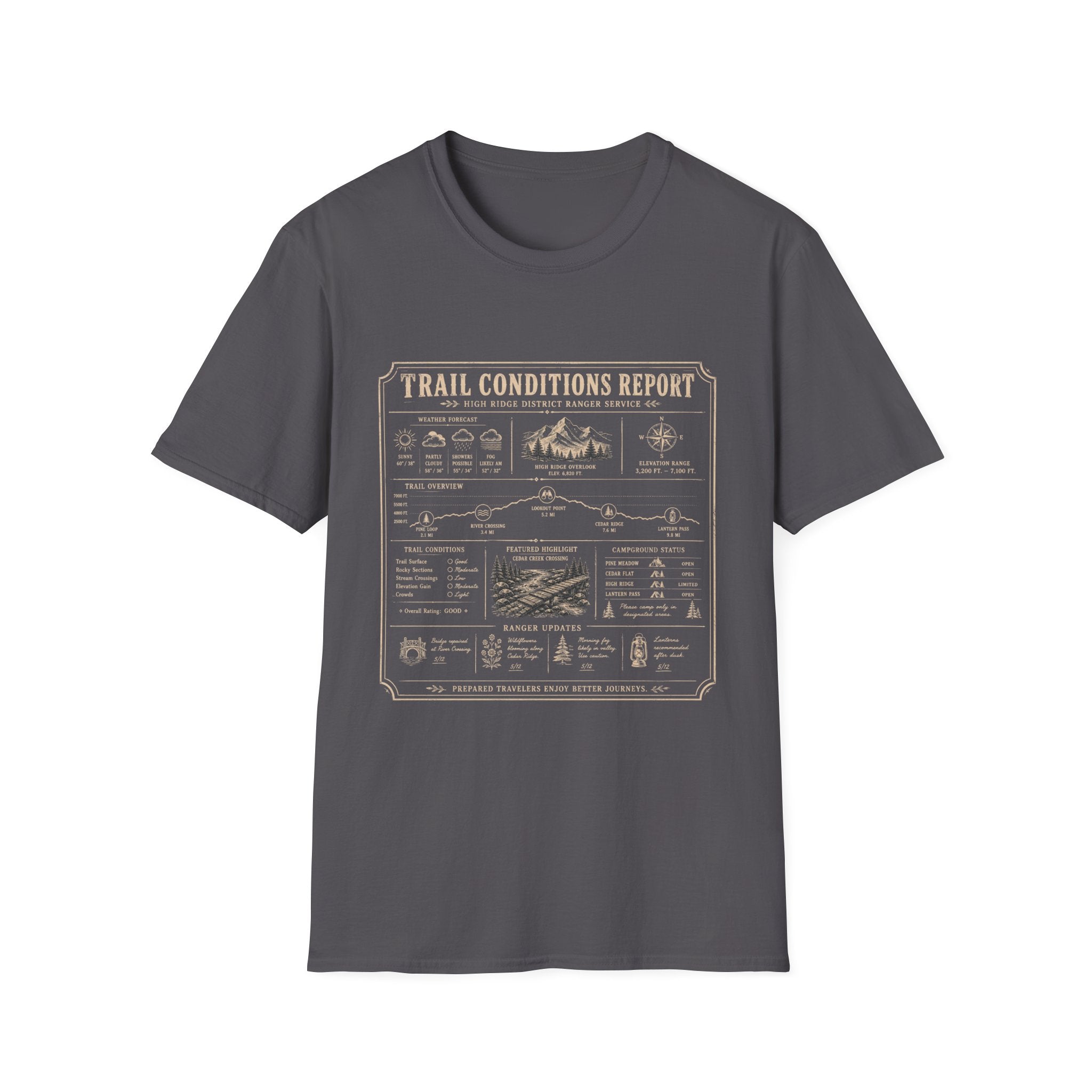 Trail Conditions Report T-Shirt