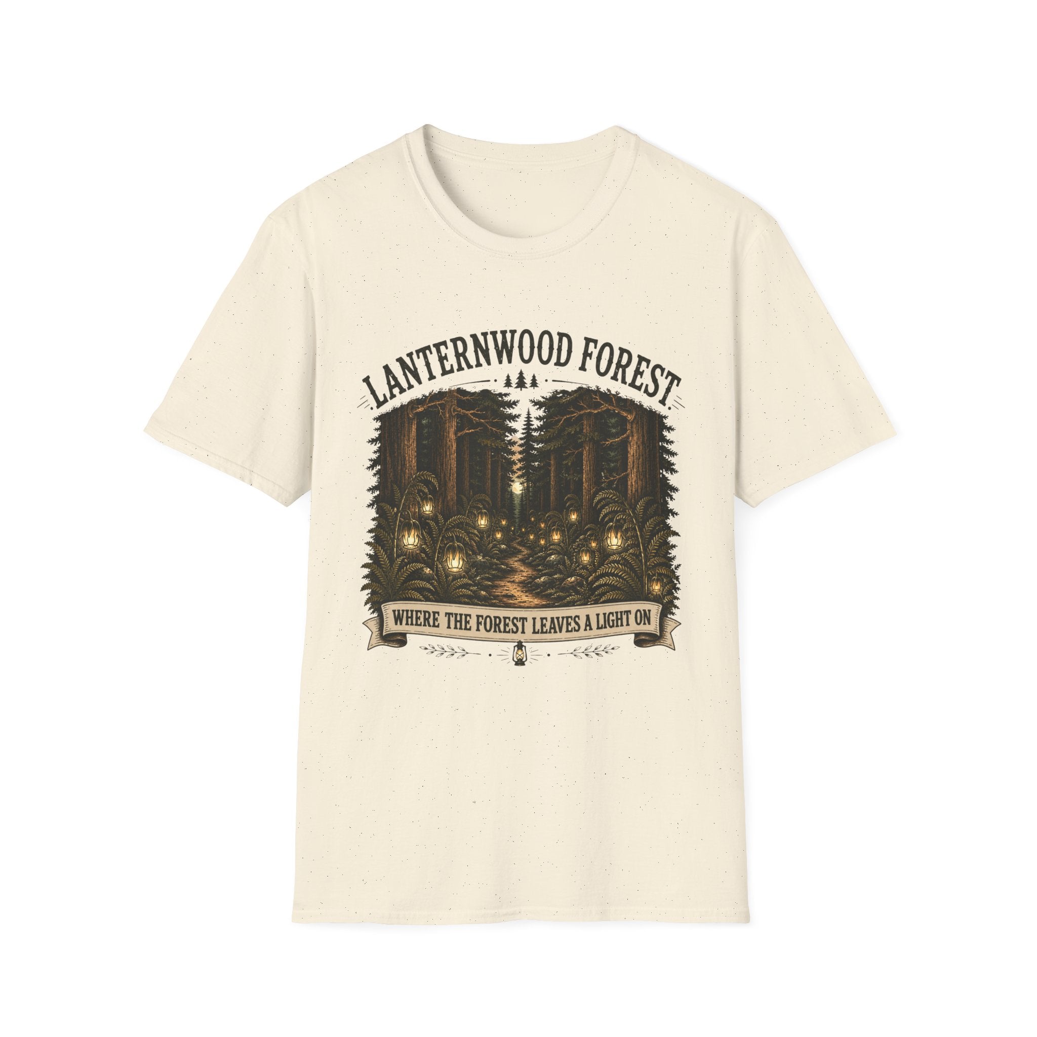 Lanternwood Forest Leaves A Light On T-Shirt