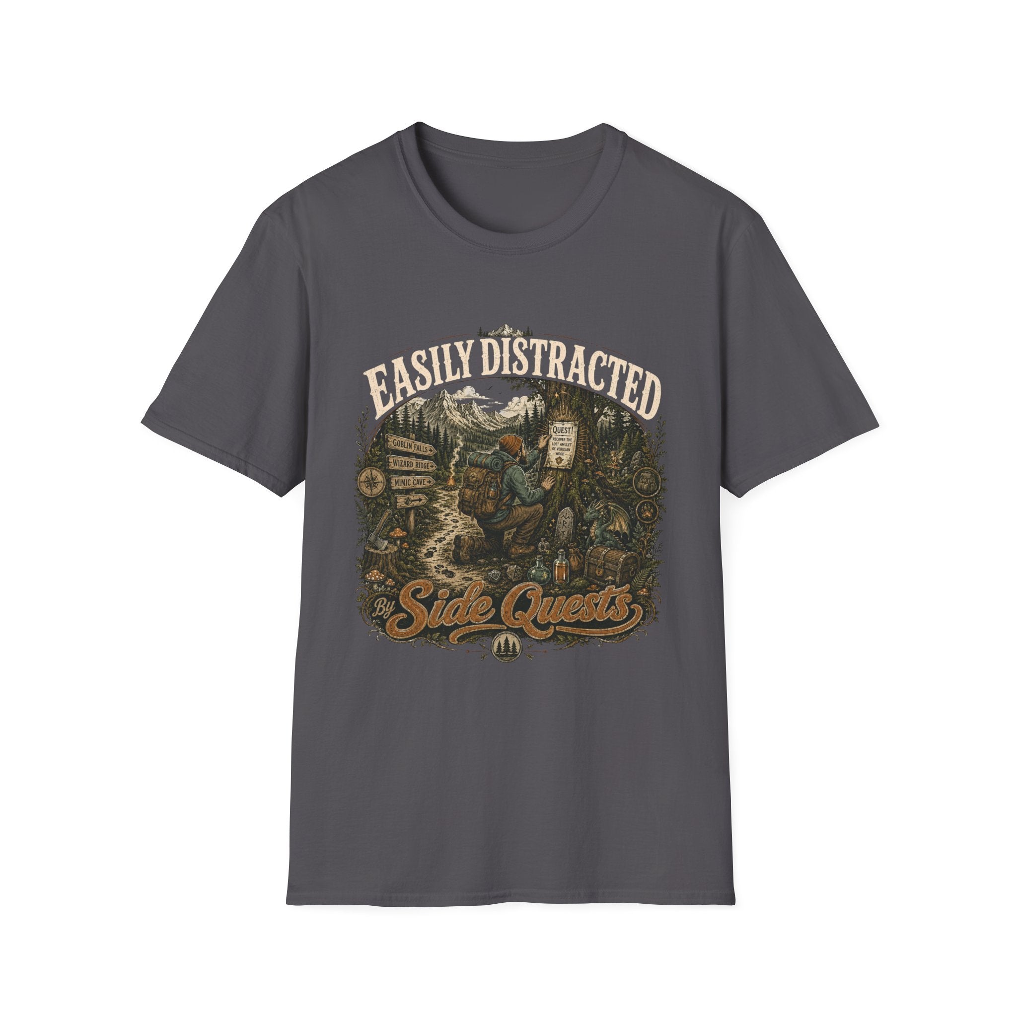 Distracted by Side Quests T-Shirt