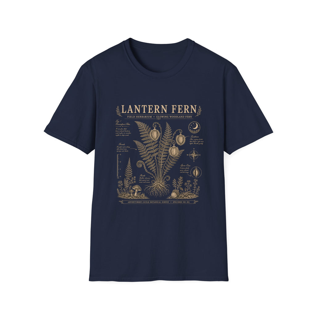 Lantern Fern Herbarium Plate T-Shirt