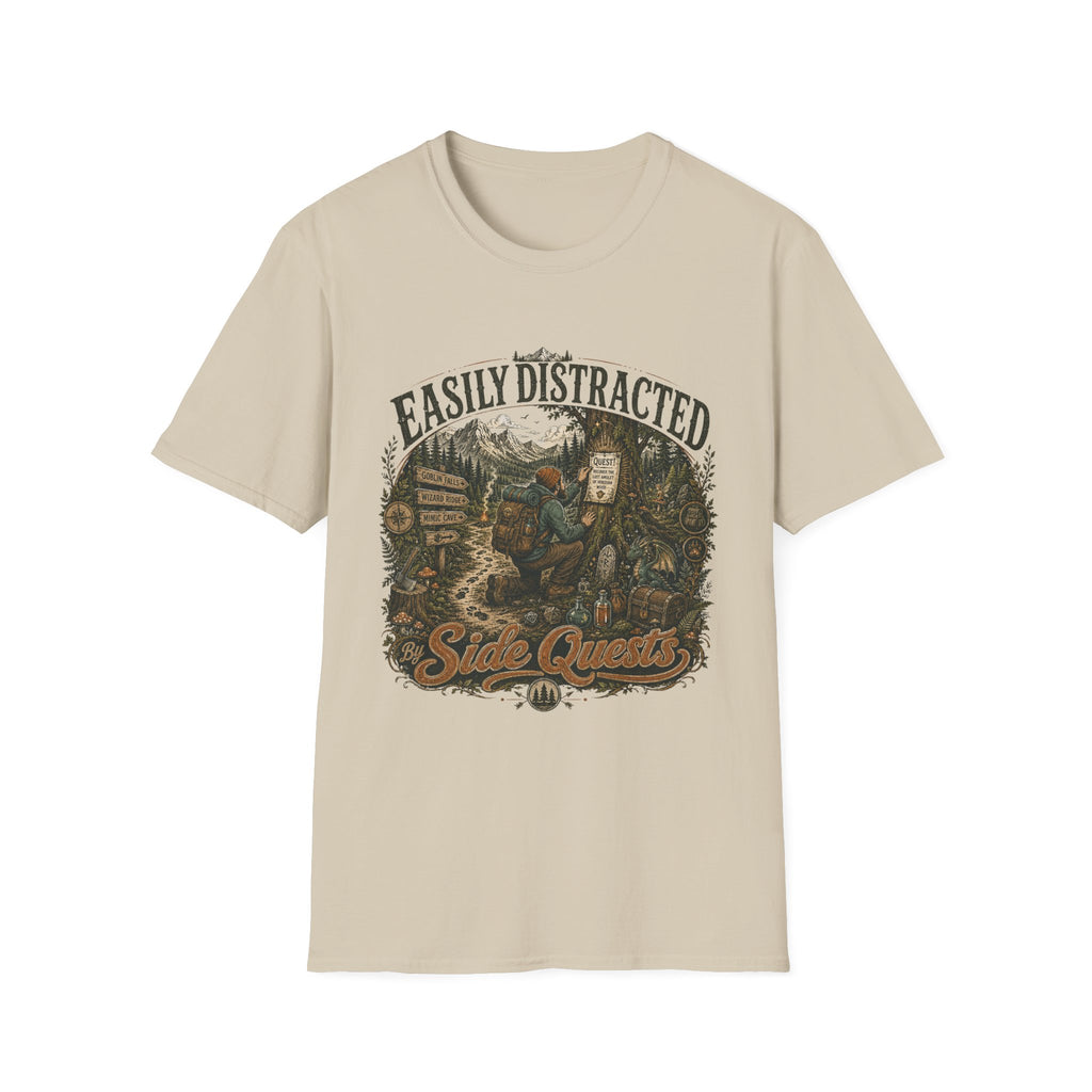 Distracted by Side Quests T-Shirt