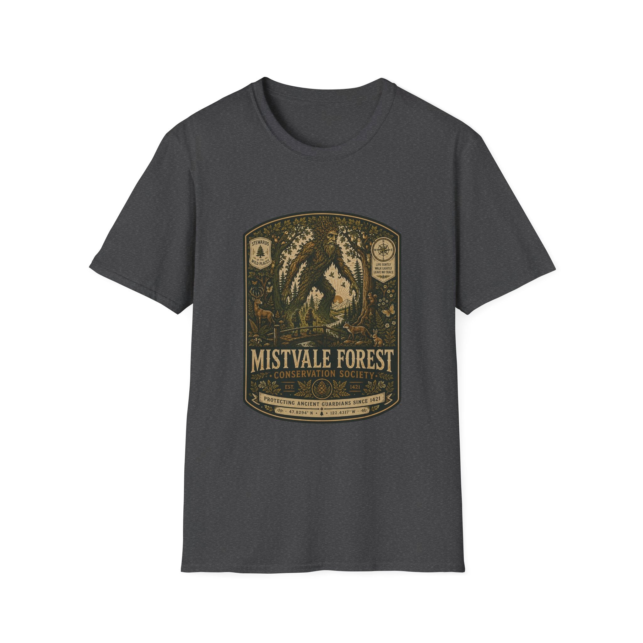 Mistvale Forest Conservation Badge T-Shirt