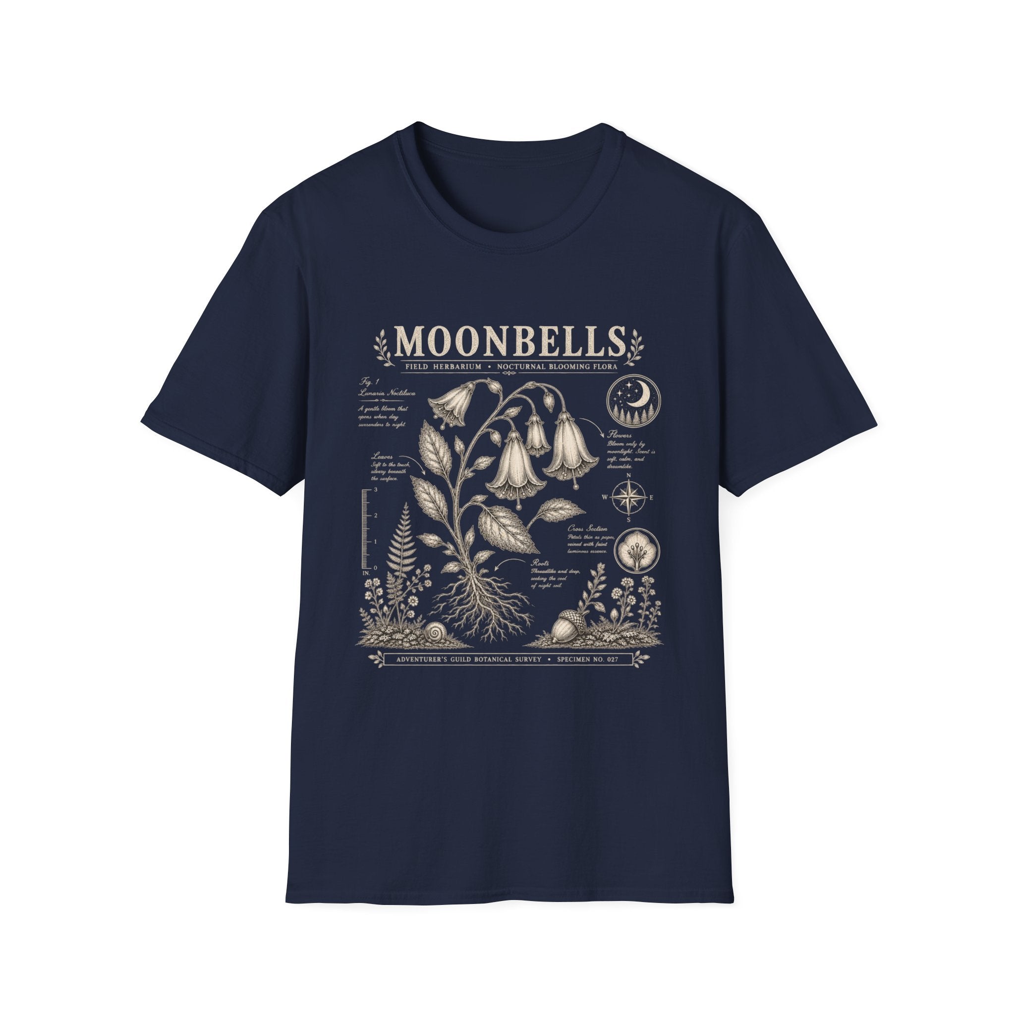 Moonbells Herbarium Plate T-Shirt