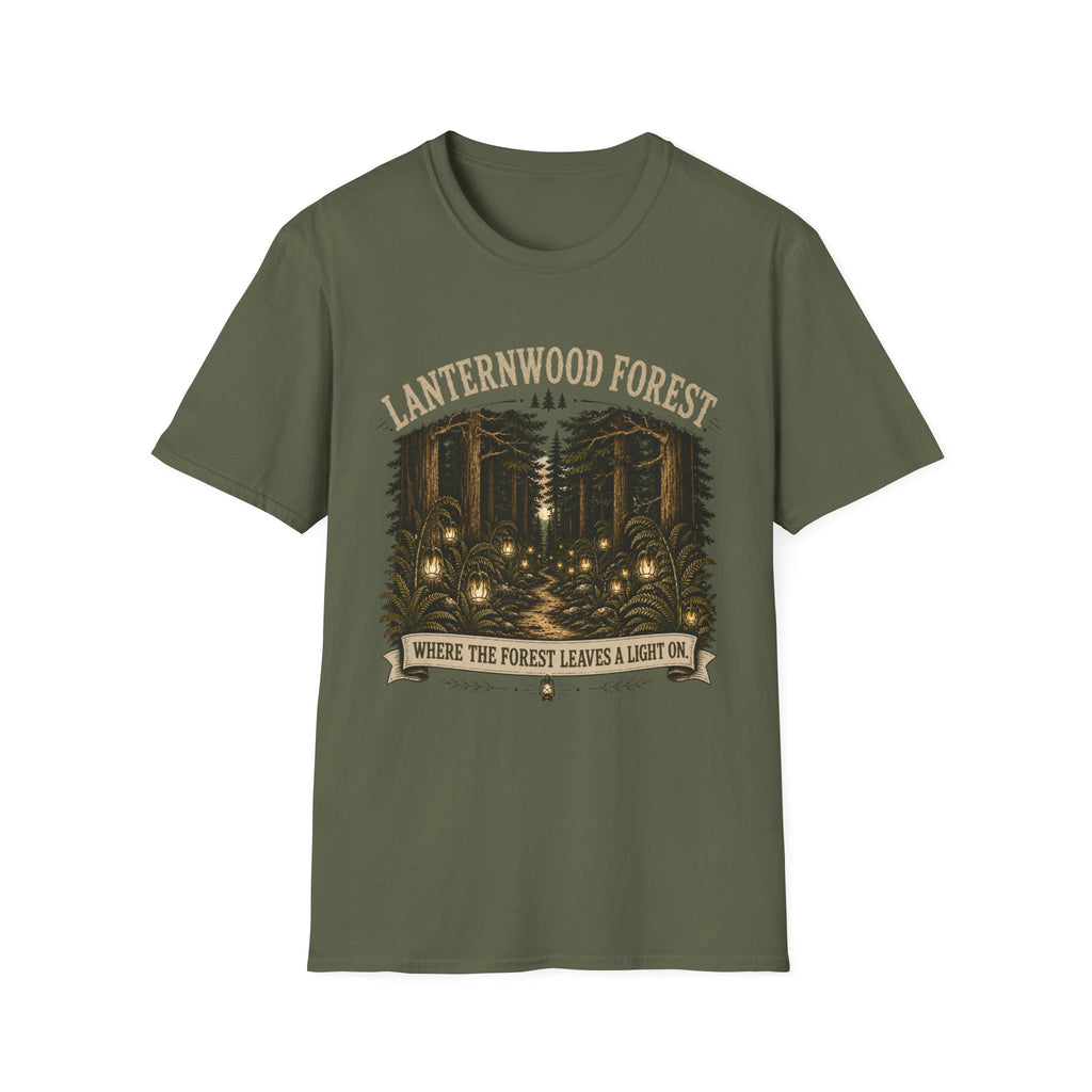 Lanternwood Forest Leaves A Light On T-Shirt