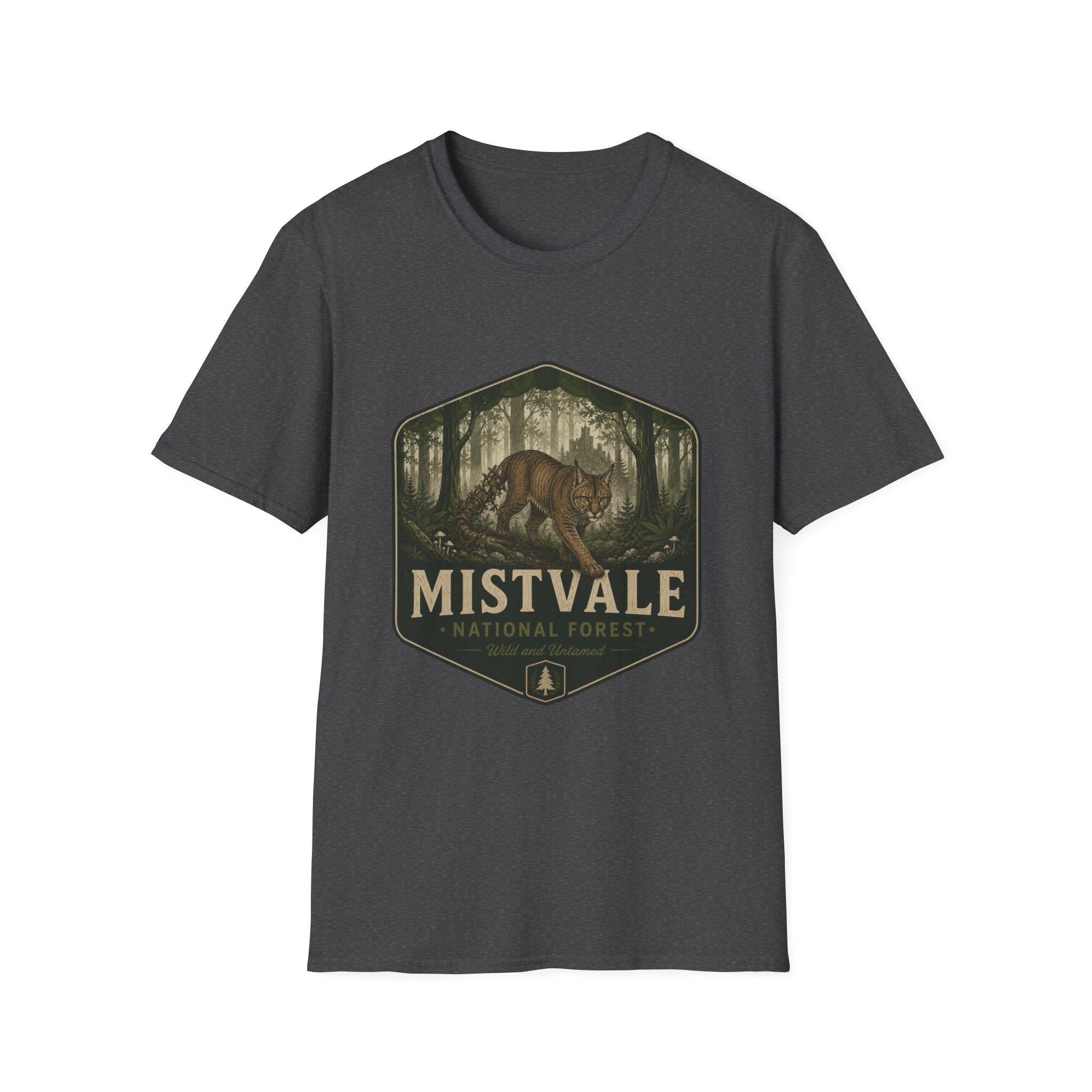 Mistvale National Forest Briar Cat Patch T-Shirt