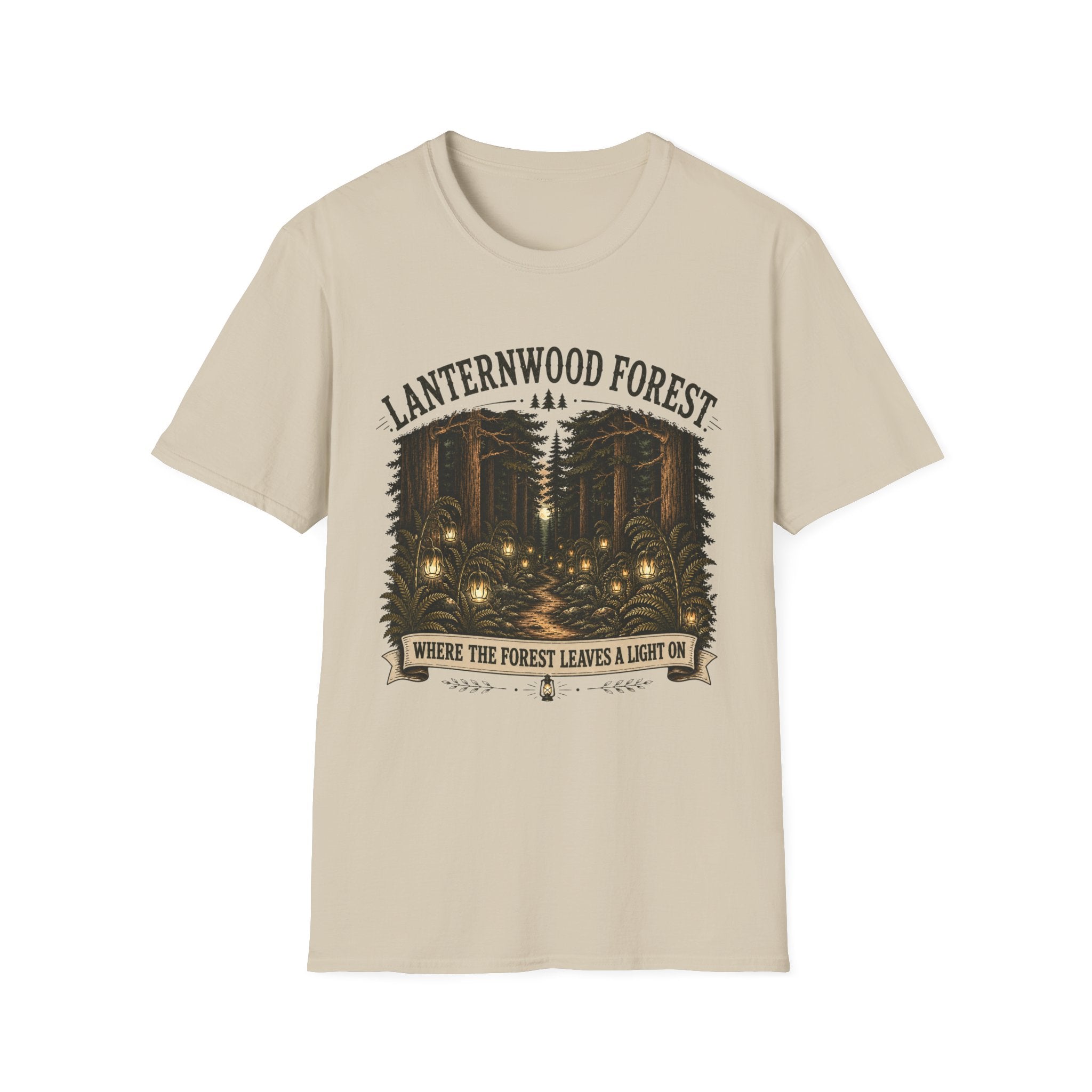 Lanternwood Forest Leaves A Light On T-Shirt