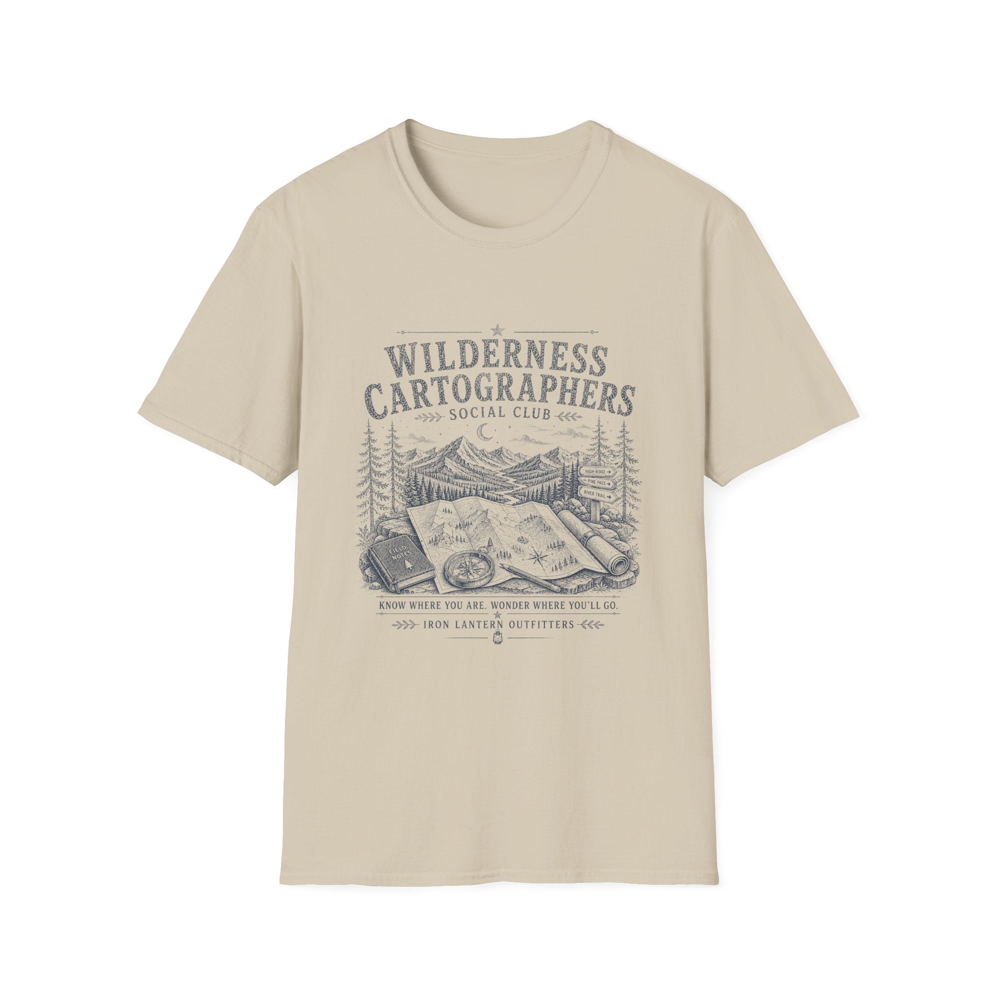 Wilderness Cartographers Social Club T-Shirt