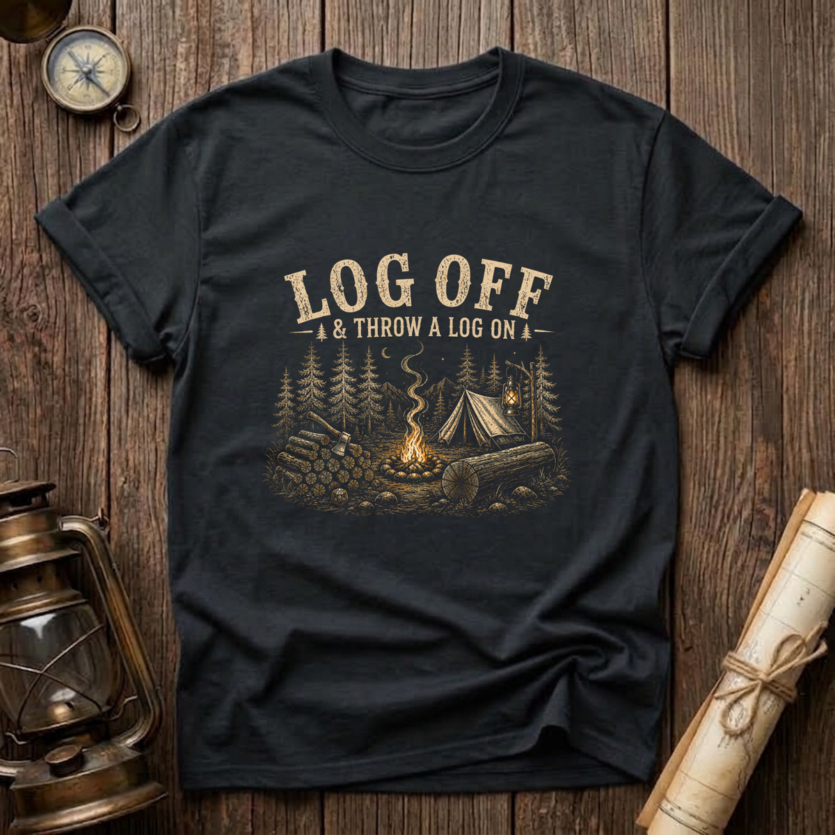 Log Off & Throw a Log On