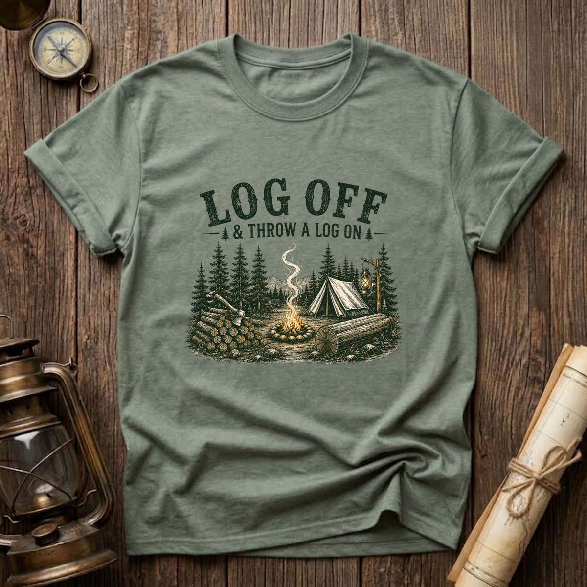 Log Off & Throw a Log On